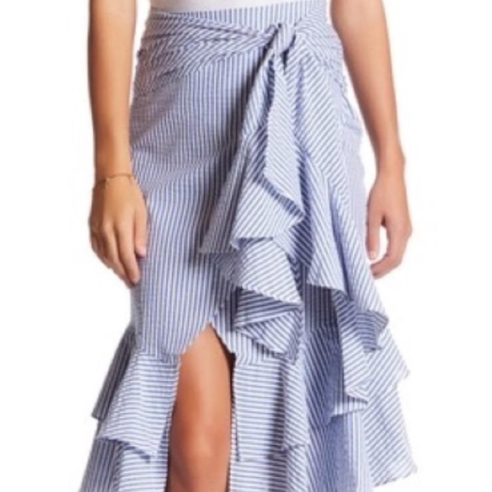 WAYF Quinn Ruffle Skirt - Picture 2 of 8